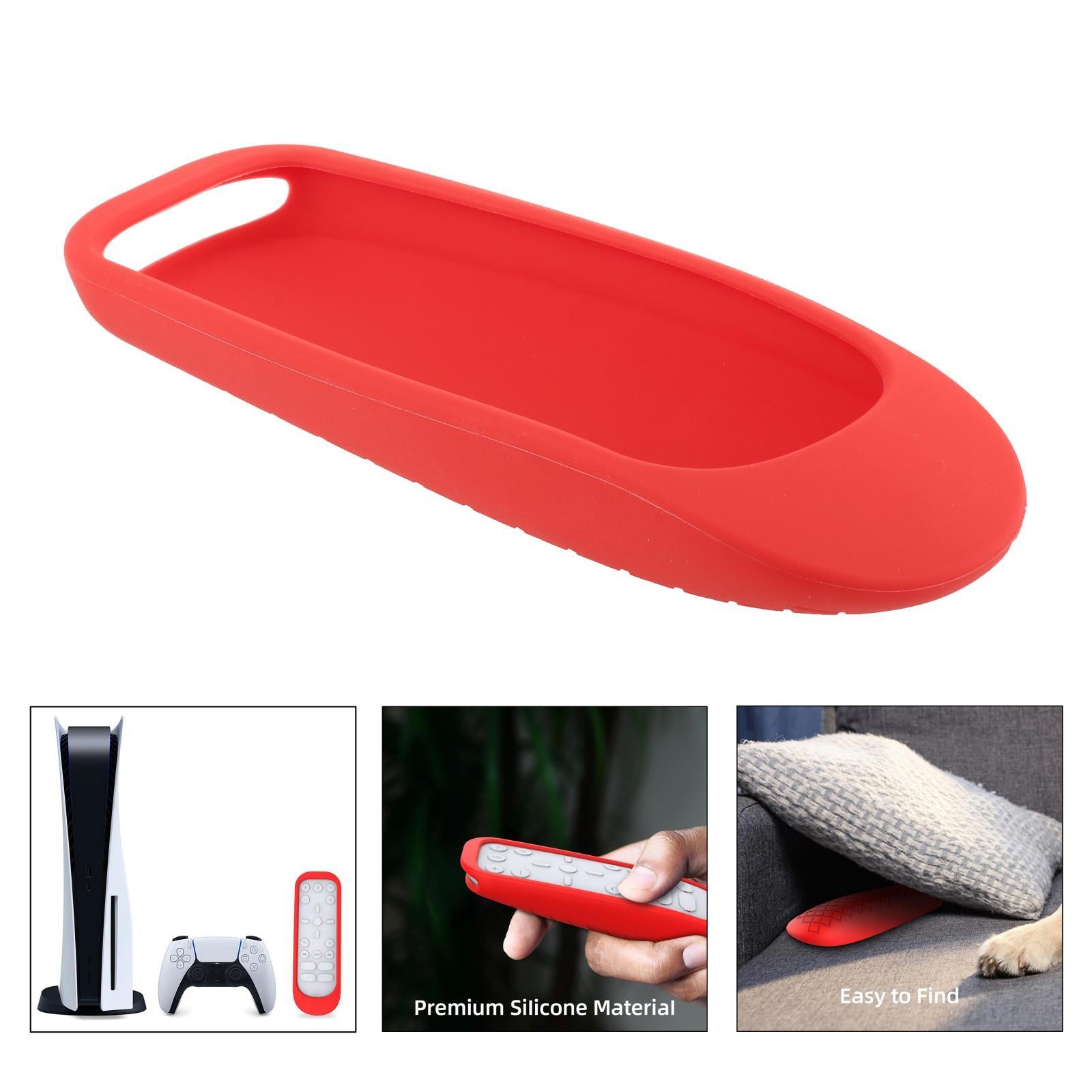 Anti-Slip Silicone Sleeve Covers for PS5 Remote Control Accessories Red