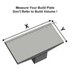 Flexible Steel Plate + Magnetic Sheet Base for Photon 135x80mm 135 X 75mm