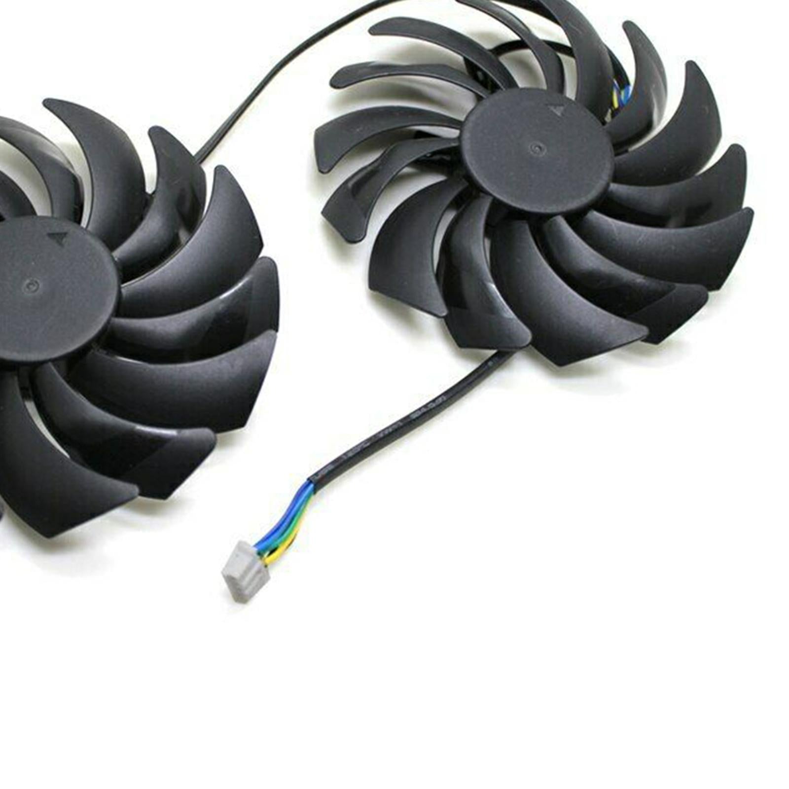 2 Packs Graphics Card Fan PLD10010B12HH 0.40A for MSI GTX1080Ti 1070 580