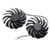 2 Packs Graphics Card Fan PLD10010B12HH 0.40A for MSI GTX1080Ti 1070 580