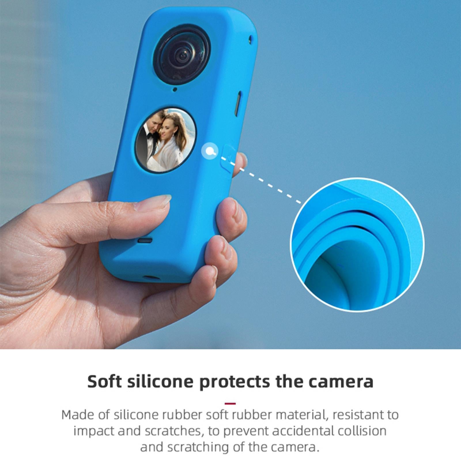 Shell Camera Screen Protector for Insta 360 ONE X2 Action Camera Accessory Blue