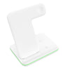 3 in 1 15W Wireless Fast Charging Station Charger Dock Stand for Phone White