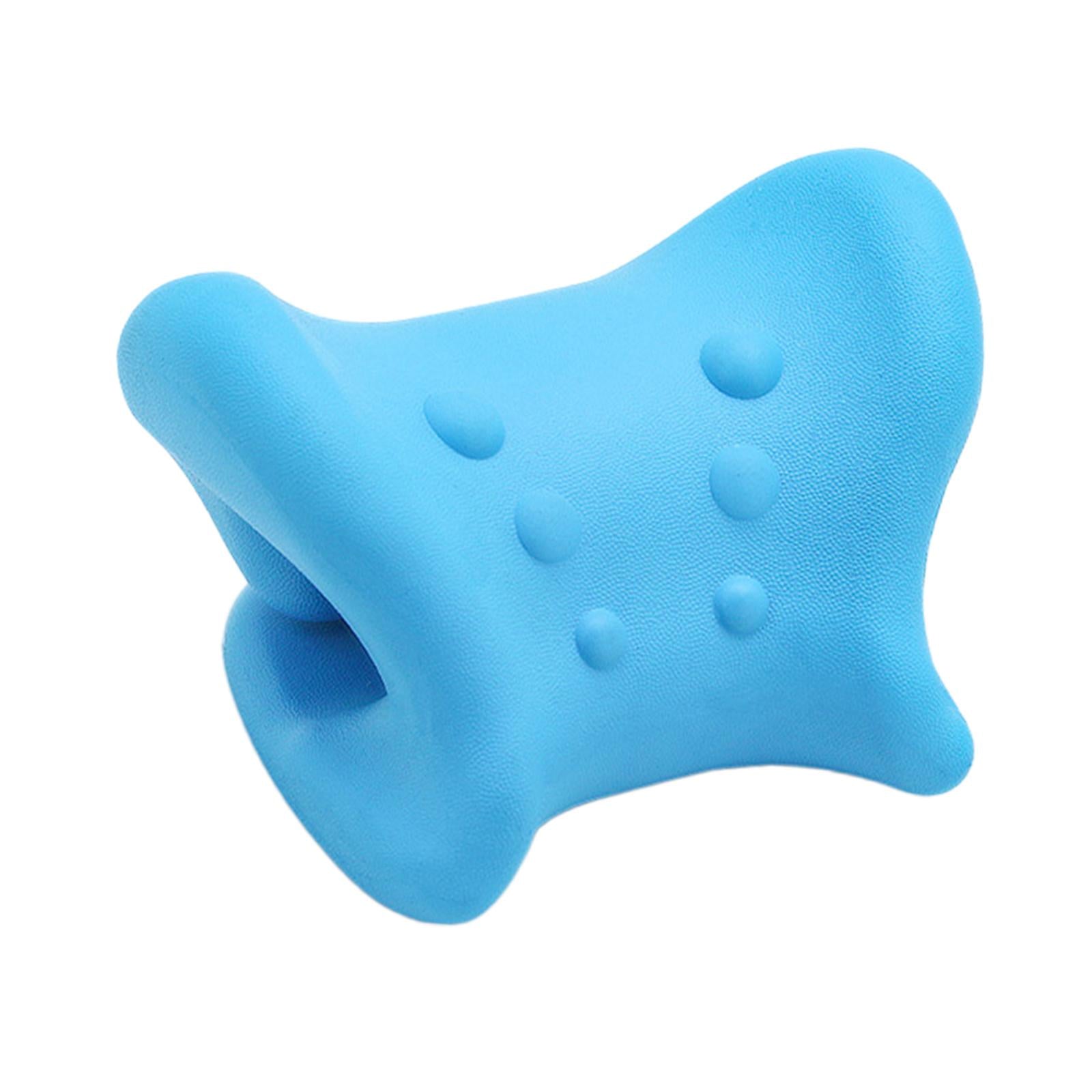 Neck Shoulder Relaxer for Pain Relief Stretcher Massager 6 Point Blue