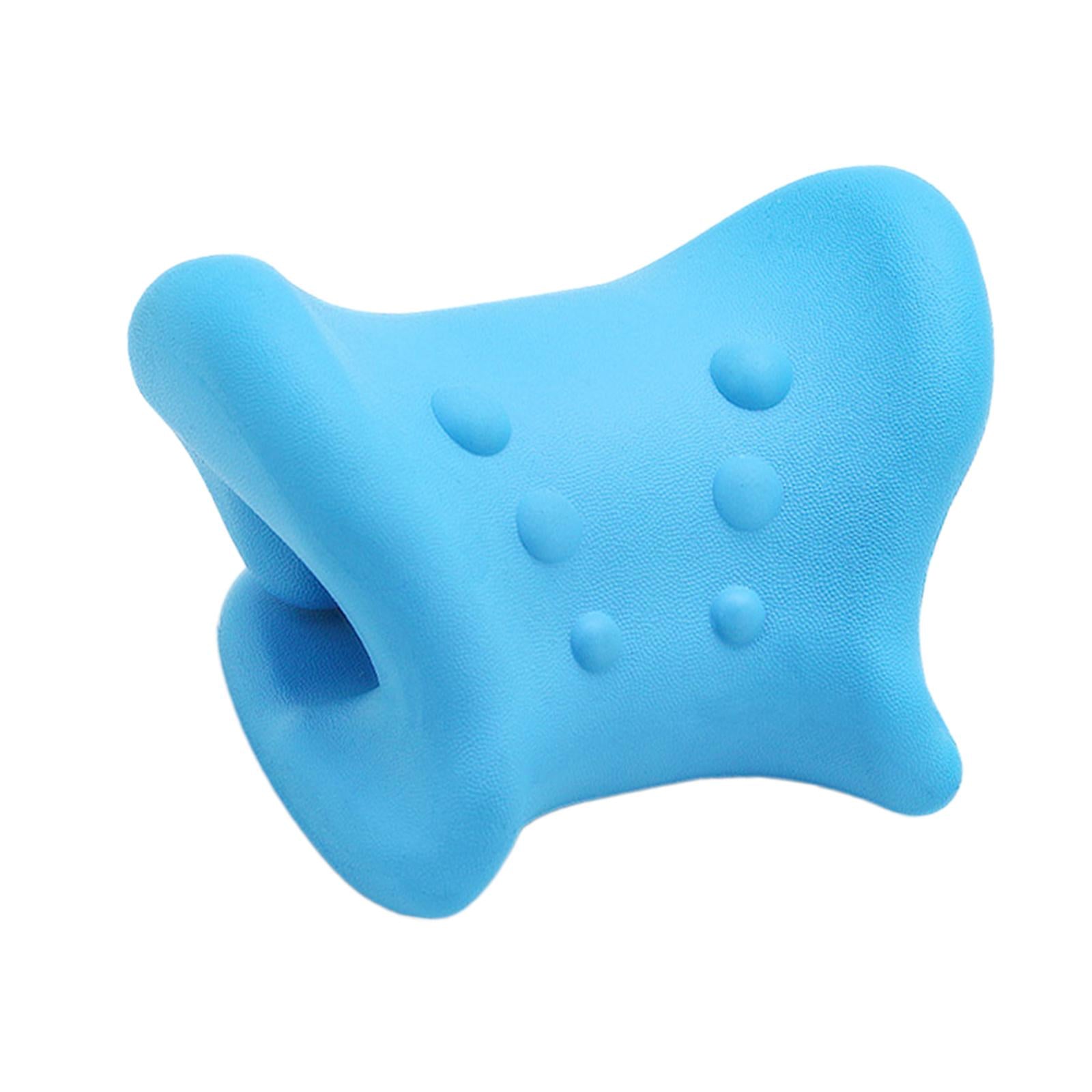 Neck Shoulder Relaxer for Pain Relief Stretcher Massager 6 Point Blue