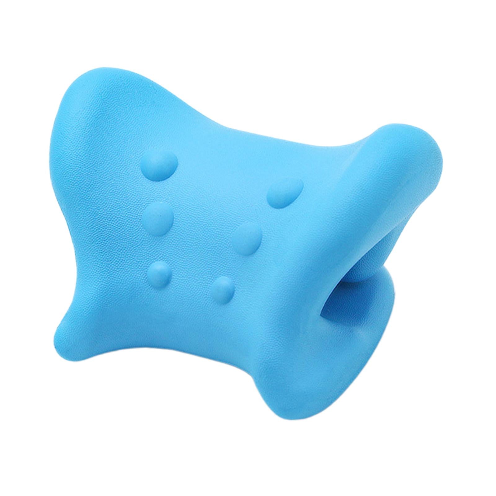 Neck Shoulder Relaxer for Pain Relief Stretcher Massager 6 Point Blue