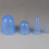 Silicone Cupping Cups Salon Home Eye Back Leg Message &Storage Bag Blue