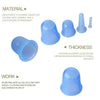 Silicone Cupping Cups Salon Home Eye Back Leg Message &Storage Bag Blue