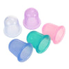 Silicone Cupping Cups Salon Home Eye Back Leg Message &Storage Bag Blue