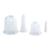 Silicone Cupping Cups Salon Home Eye Back Leg Message &Storage Bag Clear