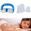 5pcs/Set Massage Roller Cupping Cups Eye Back Leg Full Body Message Clear