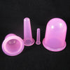 5pcs/Set Massage Roller Cupping Cups Eye Back Leg Full Body Message Pink