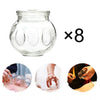 Professional 8pcs Glass Cupping Therapy Set Jars Glass Fire Cupping  No.5