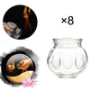 Professional 8pcs Glass Cupping Therapy Set Jars Glass Fire Cupping  No.5