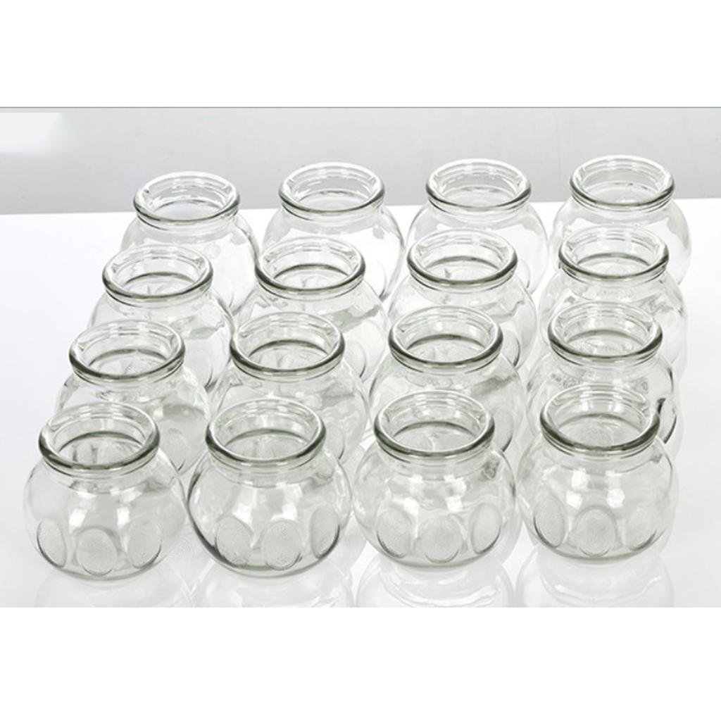 Professional 8pcs Glass Cupping Therapy Set Jars Glass Fire Cupping  No.5