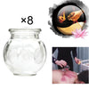 Professional 8pcs Glass Cupping Therapy Set Jars Glass Fire Cupping  No.4