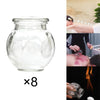 Professional 8pcs Glass Cupping Therapy Set Jars Glass Fire Cupping  No.3