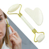 Dual Head Jade Facial Roller Massager Gua Sha Tools Kit Slimming Firming