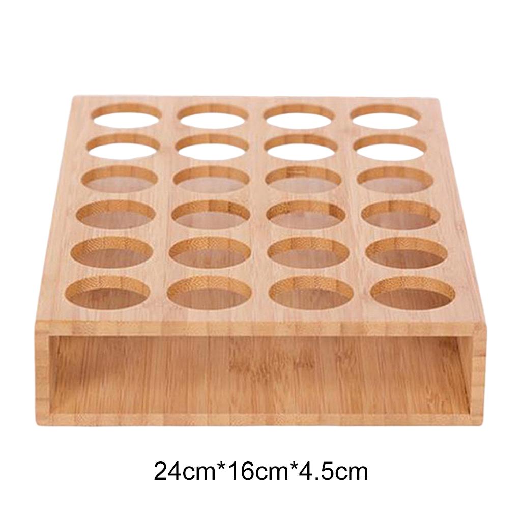 6/24 Grids Nail Polish Essential Oil Storage Box for Storage Presentation 24 grid bracket