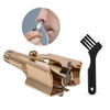 Stainless Steel Manual Nose Shaving Hair Clipper Trimmer Tool Care Gold