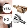 Stainless Steel Manual Nose Shaving Hair Clipper Trimmer Tool Care Silver