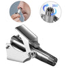 Stainless Steel Manual Nose Shaving Hair Clipper Trimmer Tool Care Silver