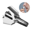 Stainless Steel Manual Nose Shaving Hair Clipper Trimmer Tool Care Silver