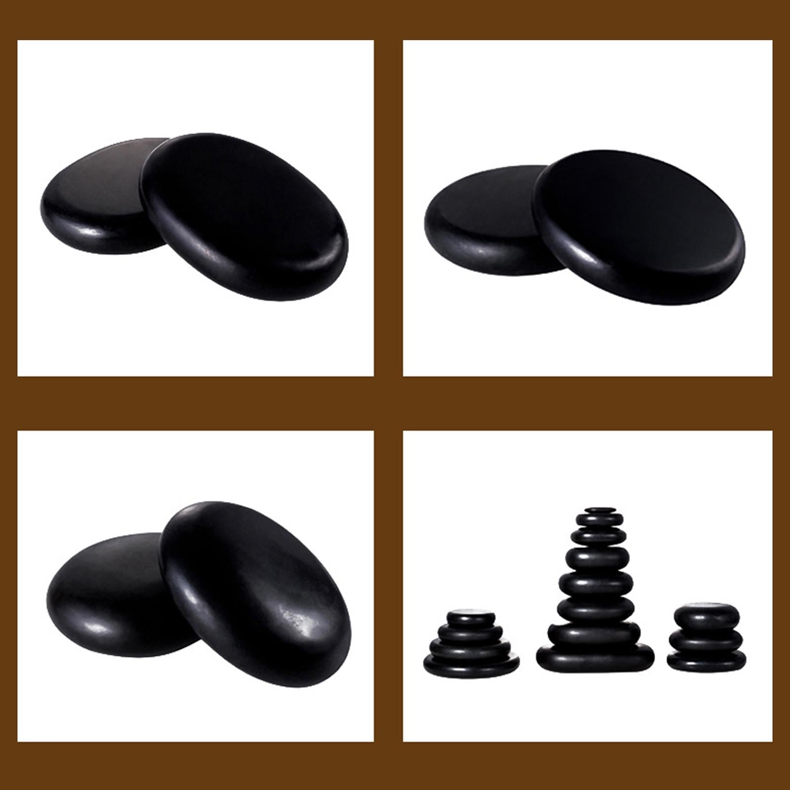 Natural Facial Spa Therapy Massage Stones Pain Relief Hot Stone 11.5x7.5x3cm