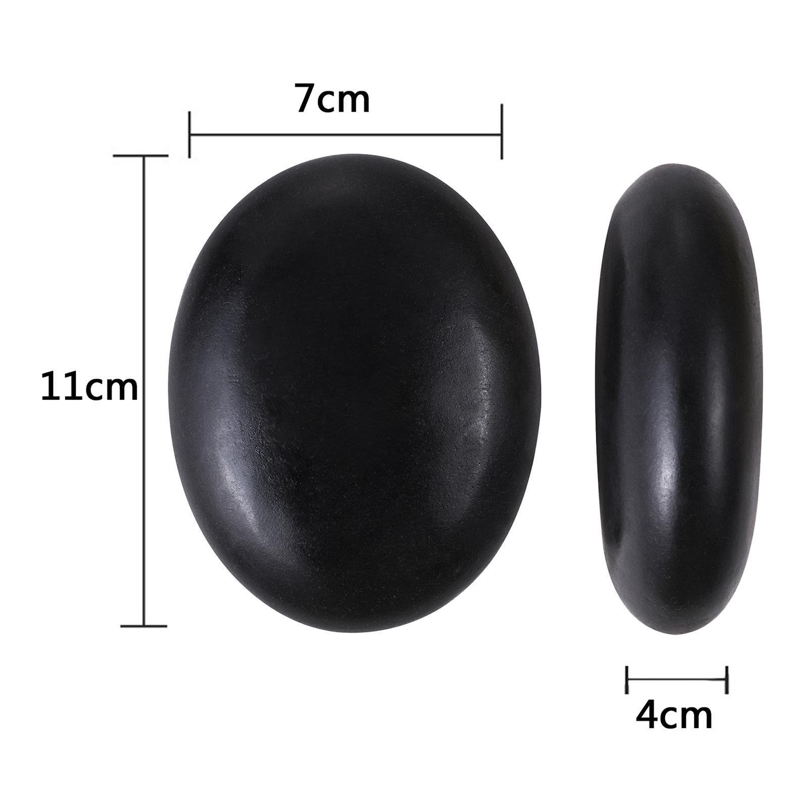 Natural Facial Spa Therapy Massage Stones Pain Relief Hot Stone 5x6x1.5cm