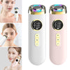 EMS Vibration Red & Blue LED light Beauty Device Face Massager Facial Lift white