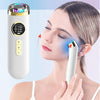 EMS Vibration Red & Blue LED light Beauty Device Face Massager Facial Lift white