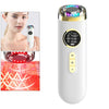 EMS Vibration Red & Blue LED light Beauty Device Face Massager Facial Lift white