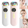 EMS Vibration Red & Blue LED light Beauty Device Face Massager Facial Lift white