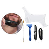 5 in 1 Mustache Beard Shaper Template Comb Set for Perfect line up & Edging