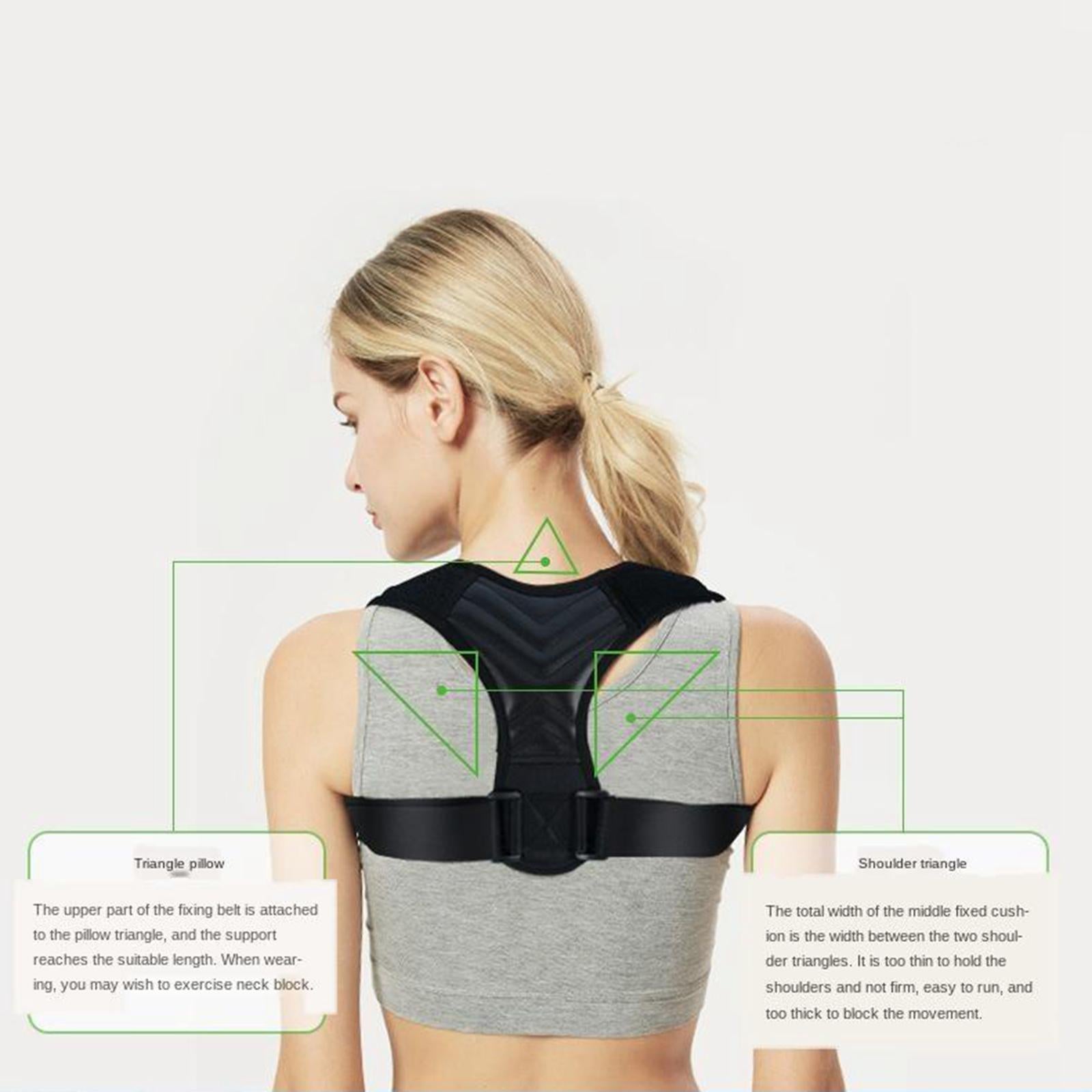 Adjustable Upper Back Posture Corrector for Men Women  M Chest 85-105cm