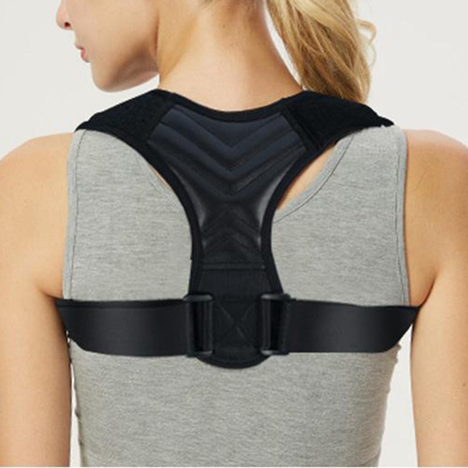 Adjustable Upper Back Posture Corrector for Men Women  S Chest 70-85cm