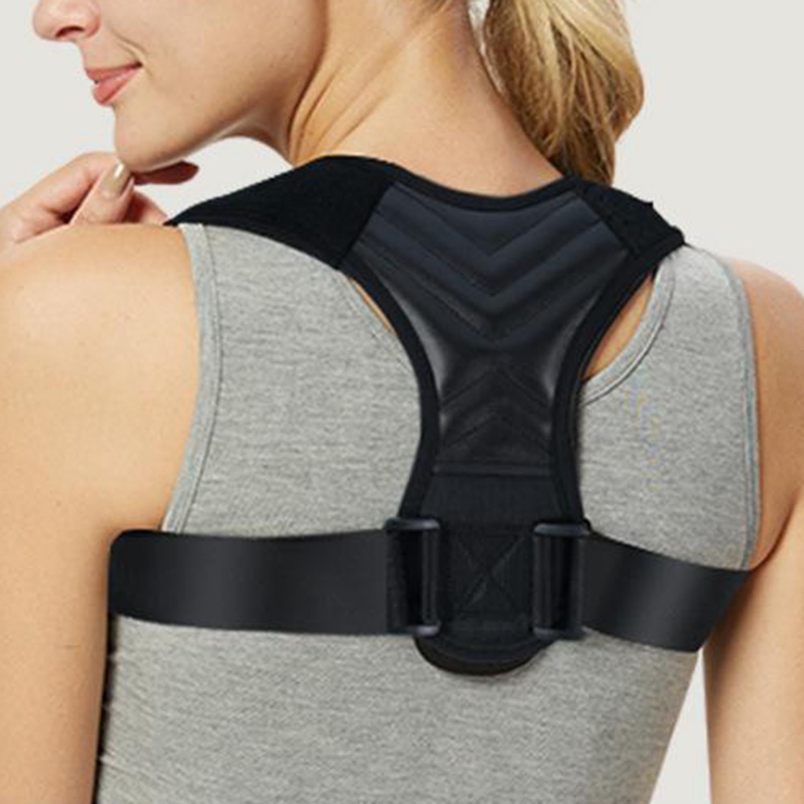 Adjustable Upper Back Posture Corrector for Men Women  S Chest 70-85cm