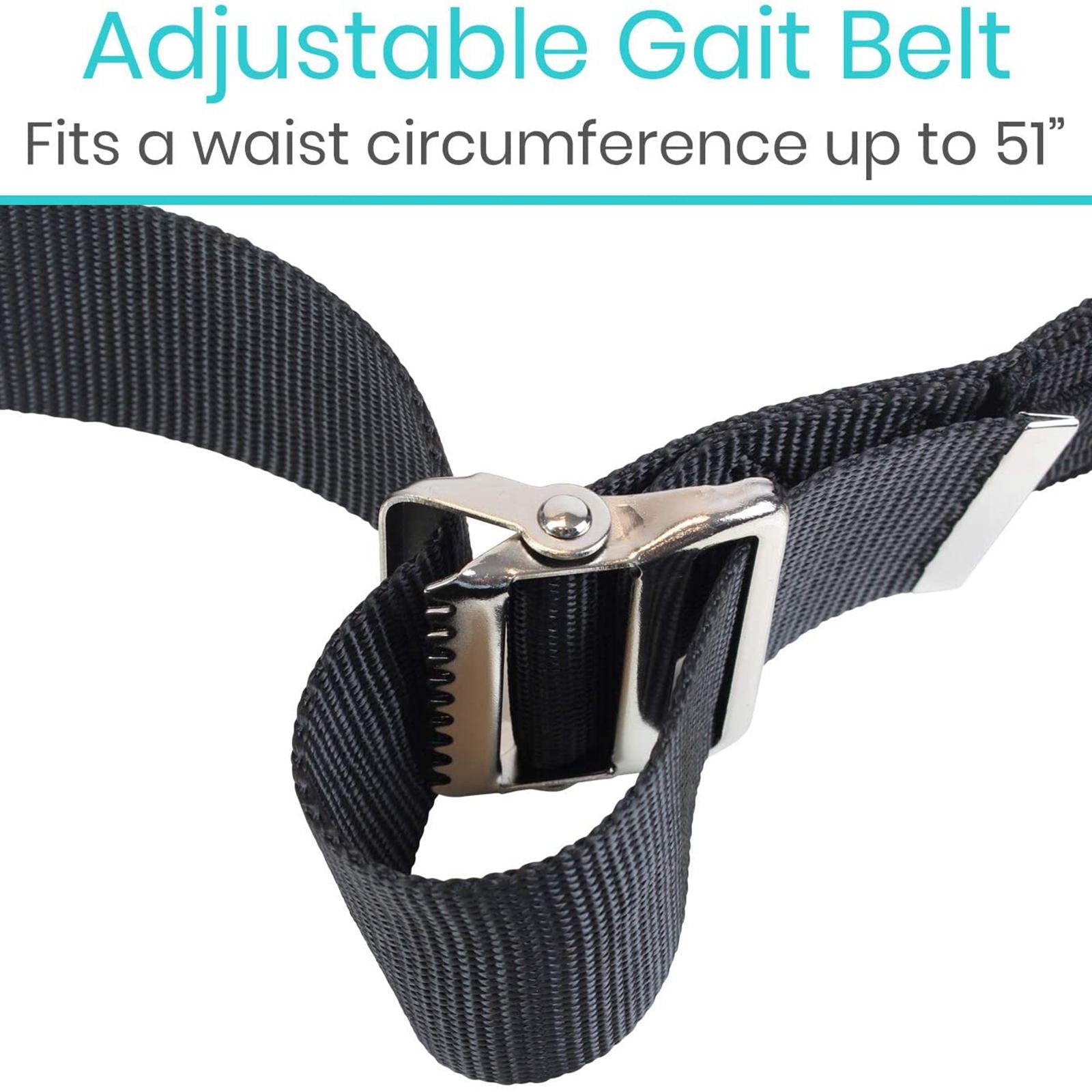 Nursing Lift Transfer Board Gait Belt with Handles Safety Patient Assist