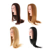 24.8 inch Cosmetology Mannequin Head Hairdresser Training Head  Brown