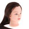 24.8 inch Cosmetology Mannequin Head Hairdresser Training Head  Brown