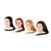 24.8 inch Cosmetology Mannequin Head Hairdresser Training Head  Brown