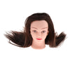 24.8 inch Cosmetology Mannequin Head Hairdresser Training Head  Brown