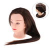 24.8 inch Cosmetology Mannequin Head Hairdresser Training Head  Brown