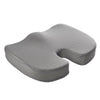 Memory Foam Coccyx Tailbone Seat Cushion Orthopedic Chair Pillow Gray