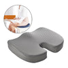 Memory Foam Coccyx Tailbone Seat Cushion Orthopedic Chair Pillow Gray