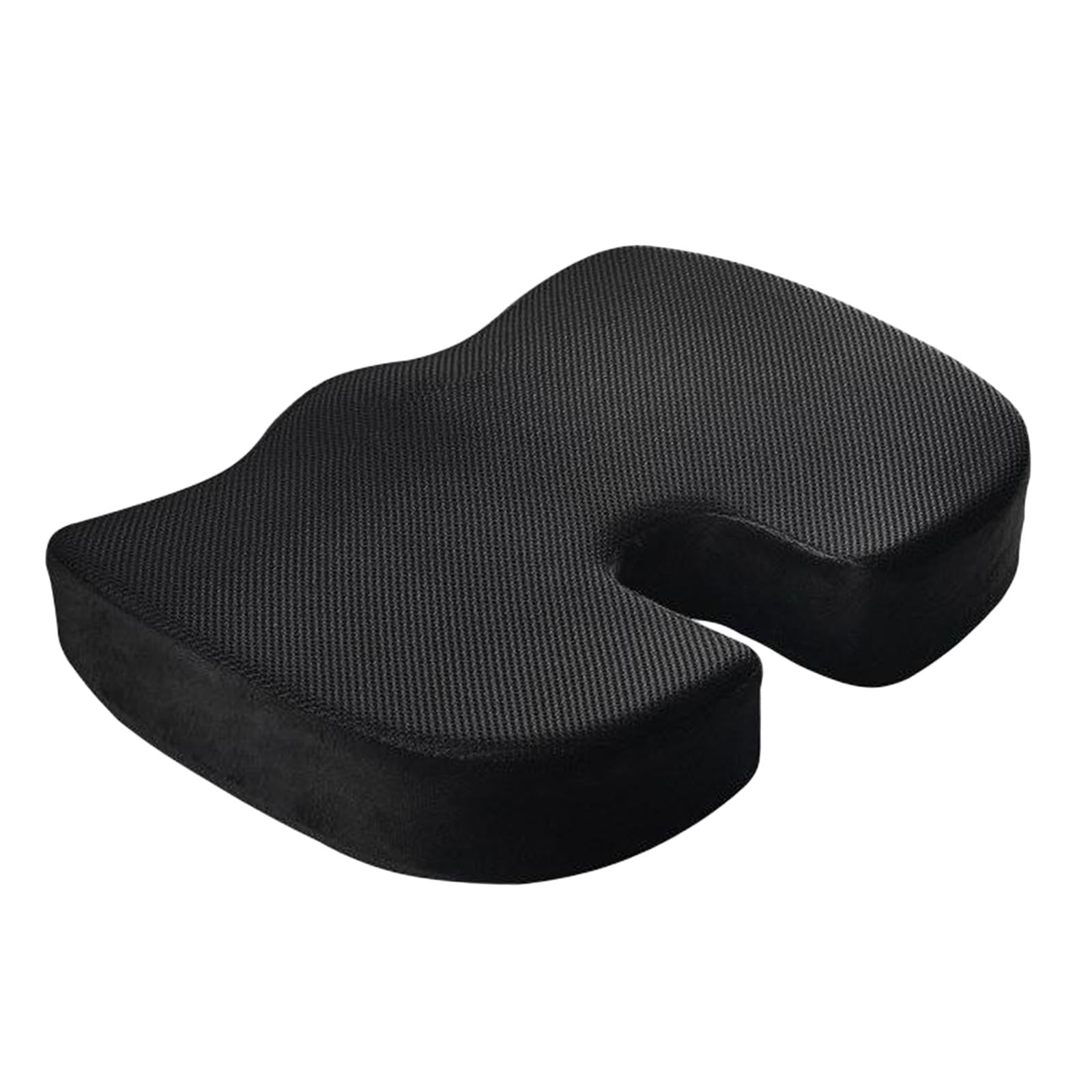 Memory Foam Coccyx Tailbone Seat Cushion Orthopedic Chair Pillow Black