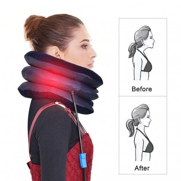 Cervical Neck Traction Device Portable Inflatable Neck Brace Support Pillow