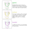 7 Colors LED Photon Face Neck Mask Skin Therapy Anti-Aging Device EU Plug