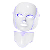 7 Colors LED Photon Face Neck Mask Skin Therapy Anti-Aging Device EU Plug