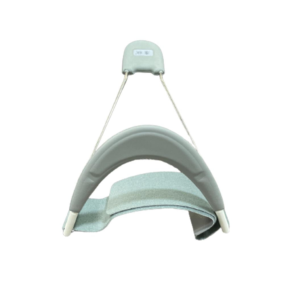 Neck Brace Support Portable Spine Alignment Breathable Hot for Kids L gray