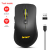 2.4G Bluetooth 5.1 Wireless Mouse for Laptop 3 Adjustable DPI 2400DPI Black